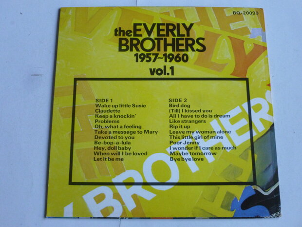 The Everly Brothers - 1957-1960 / Vol.1 (LP)