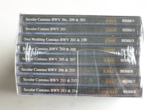 Bach - Secular Cantatas / Edith Mathis, Arleen Augar, Lucia Popp, Peter Schreier (8 CD) Nieuw