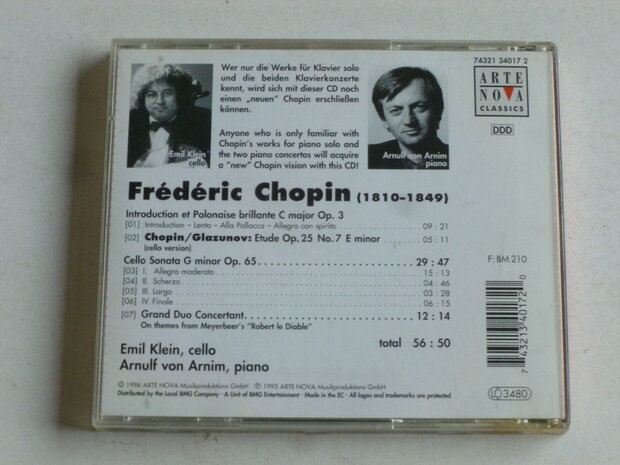 Chopin - Works for Cello and Piano / Emil Klein, Arnim