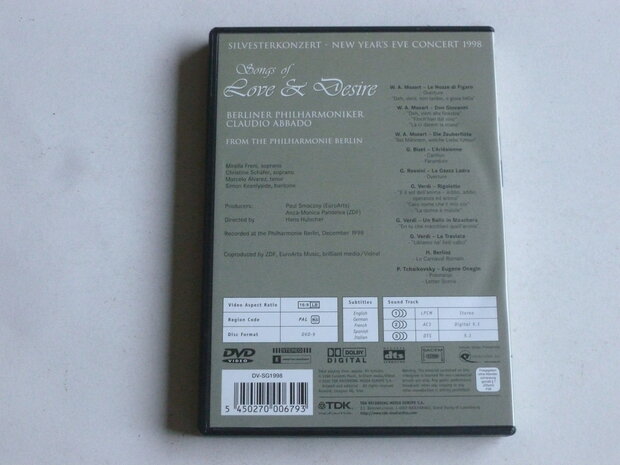 Concert - Songs of Love & Desire / Mirella Freni, Claudio Abbado (DVD)