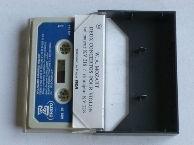 Mozart - Deux Concertos pour violon / Kantorow, Guschlbauer (cassette bandje)