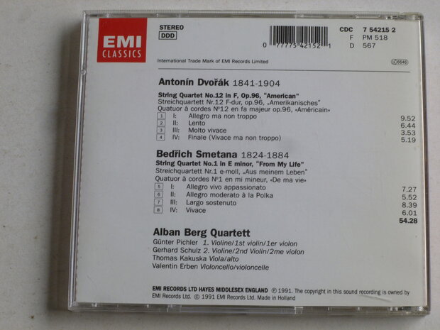 Dvorak - String Quartet / Smetana - Alban Berg Quartett