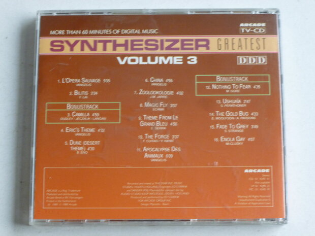 Synthesizer - Greatest Volume 3 (arcade)