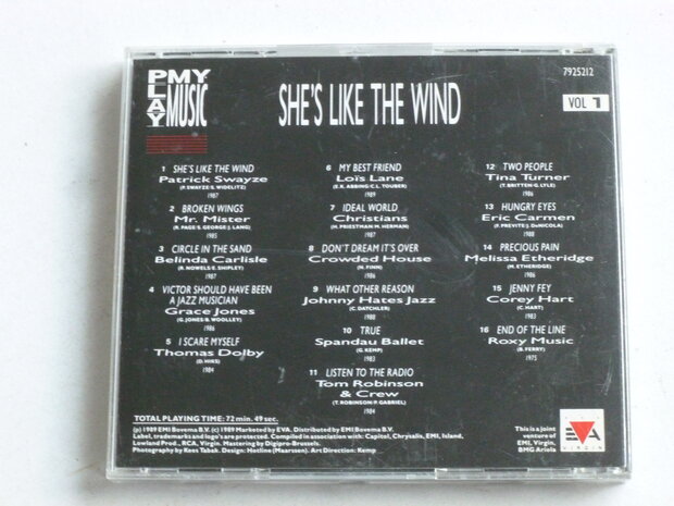 She's like the Wind - Volume 1 (play my music)