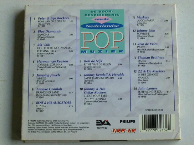 De voor Geschiedenis van de Nederlandse Pop Muziek