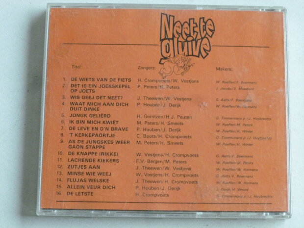 Neet te Gluive - various artists (jocus)