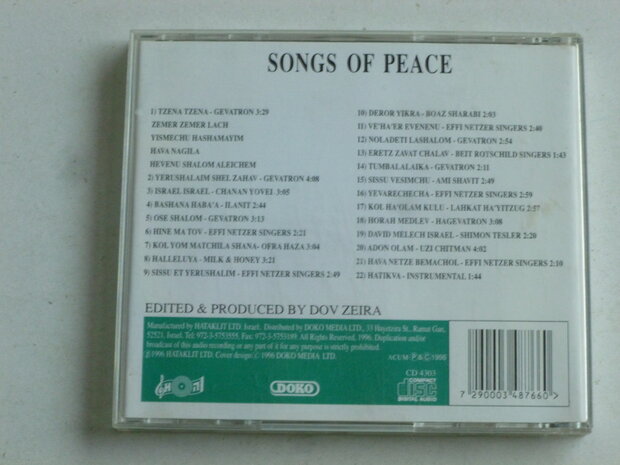 Songs of Peace - various artists