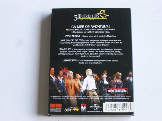 3 Musketiers - De Musical / Special Edition Box (2CD + DVD)