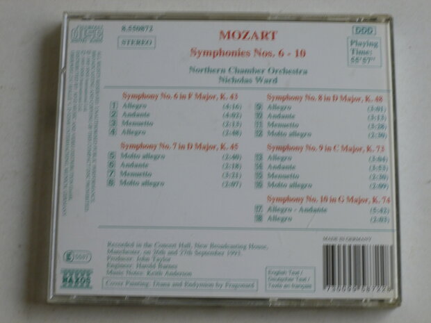 Mozart - Symphonies 6 - 10 / Nicolas Ward (naxos)
