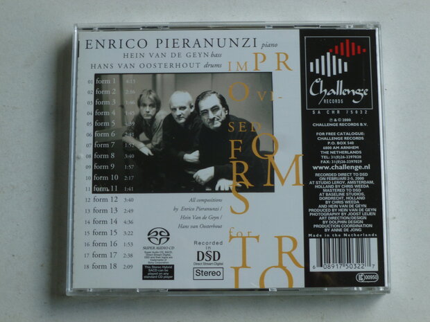 Enrico Pieranunzi - Improvised Forms for Trio (SACD)