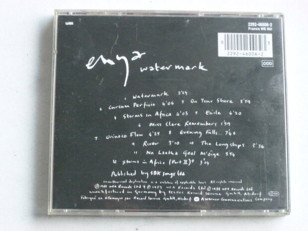 Enya - Watermark (Germany)