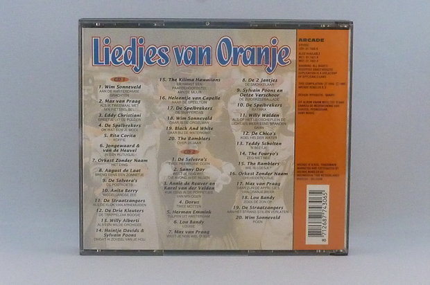 Liedjes van Oranje - 2CD