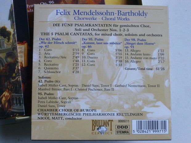 Mendelssohn - Choral Works (10 CD)