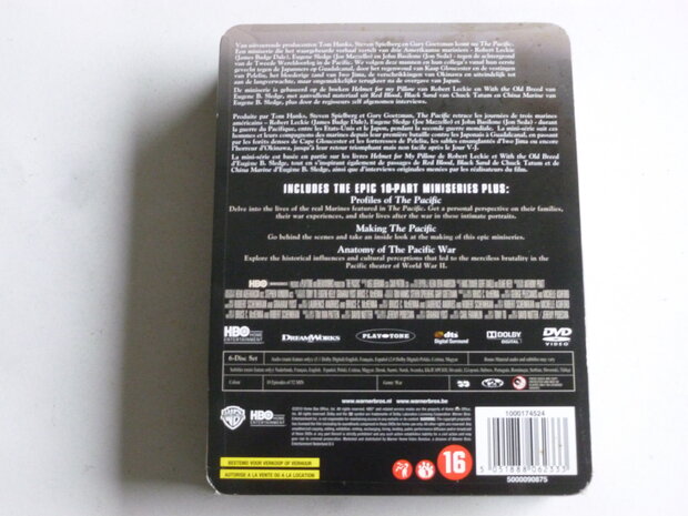 The Pacific - Tom Hanks, Steven Spielberg (6 DVD) Metal Box