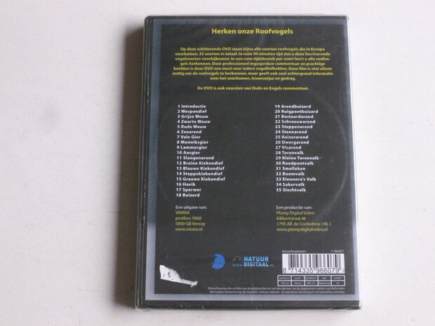 Herken onze Roofvogels (DVD) Nieuw