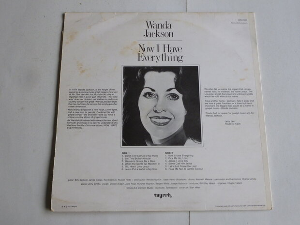 Wanda Jackson - Now i have everything (LP)