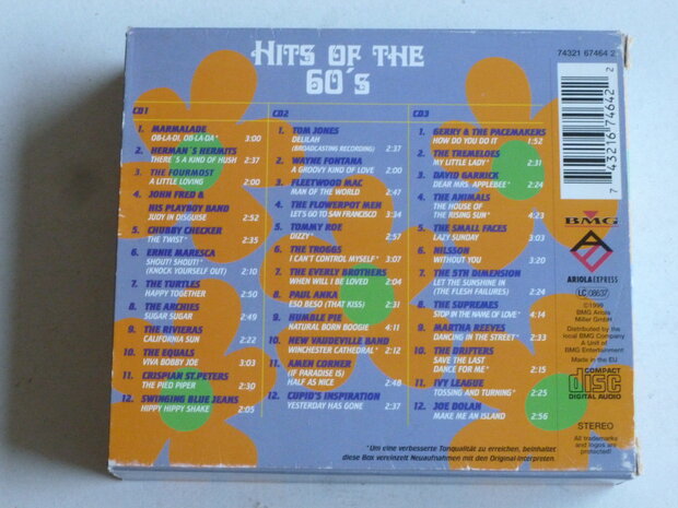 Hits of the 60's - various artists (3 CD) BMG