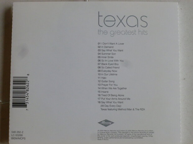 Texas - The Greatest Hits (special edition)
