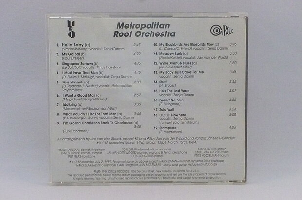 Metropolitan Roof Orchestra - Circle