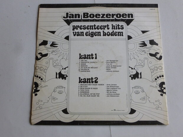 Jan Boezeroen presenteert hits van eigen bodem (LP)