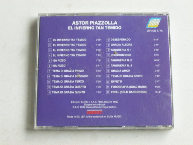 Astor Piazzolla - El infierno tan temido