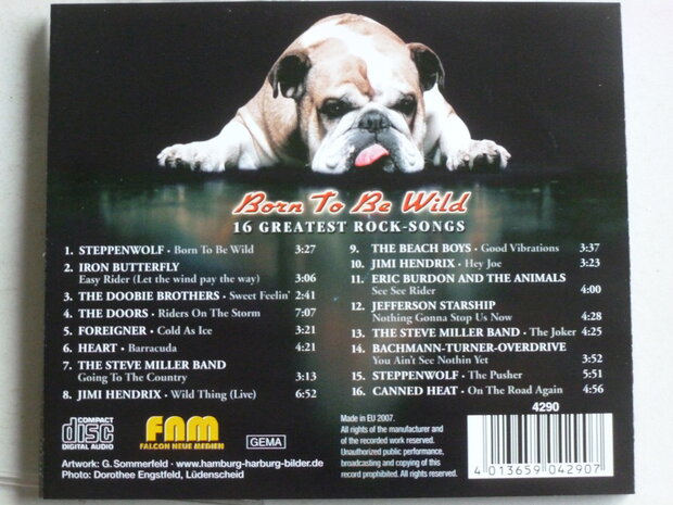 Born to be Wild -  16 Greatest Rock Songs / Various Artists