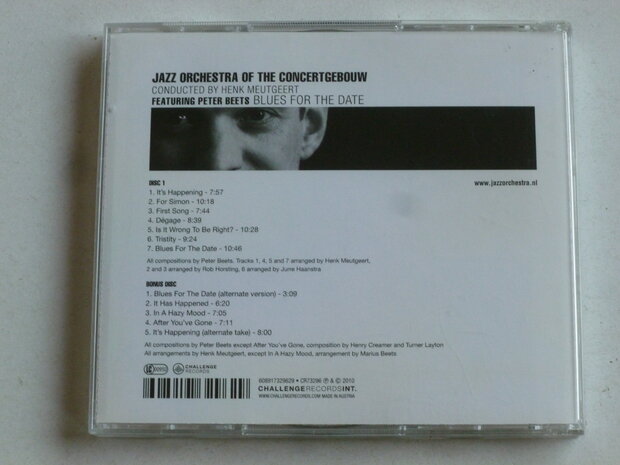 Jazz Orchestra of the Concertgebouw, Peter Beets - Blues for the Date (2 CD)