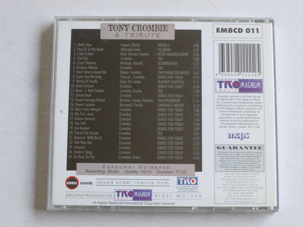 Tony Crombie - A Tribute