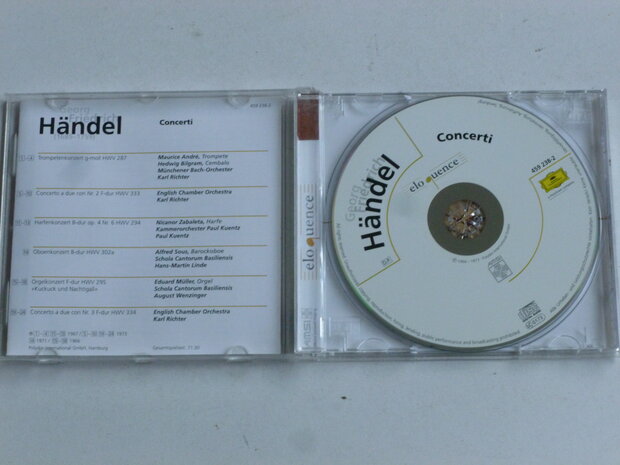Händel - Concerti / Trompeten, Harfen, Orgel Konzerte