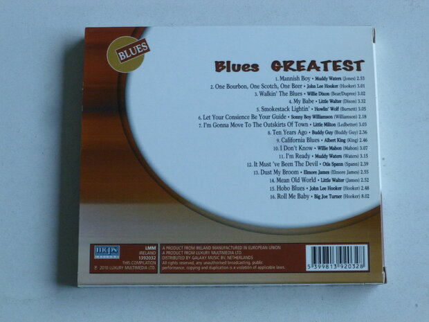 Blues - Greatest (various artists)