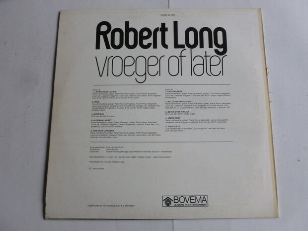 Robert Long - Vroeger of Later (LP)