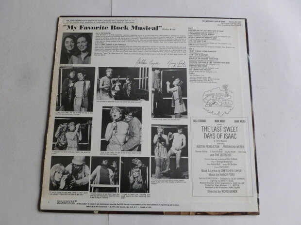 The Last Sweet Days of Isaac - Original Cast Recording (LP) LSO 1169