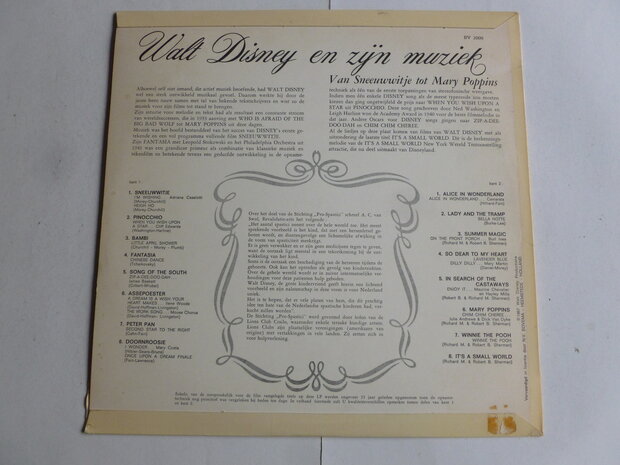 Walt Disney en zijn Muziek - Julie Andrews, Dick van Dyke (LP)