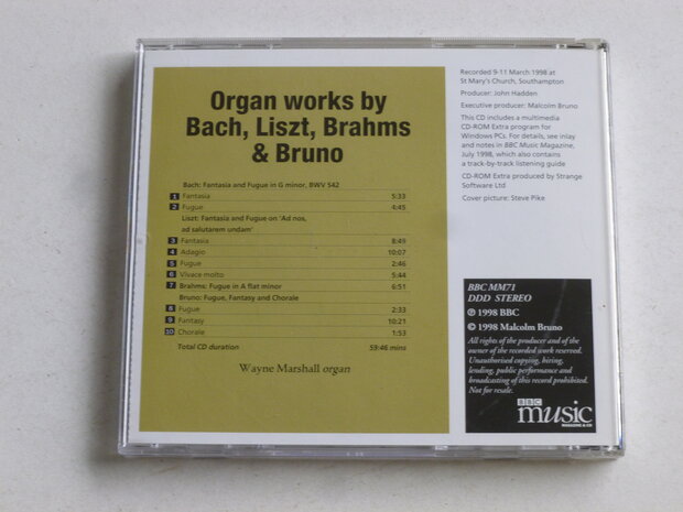 Wayne Marshall - Organ Works Bach Liszt Brahms