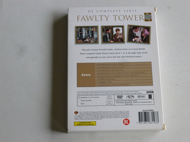 De Complete Serie Fawlty Towers - John Cleese, Scales, Sachs (3 DVD) BBC