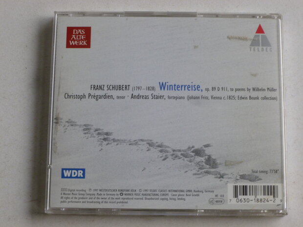 Schubert - Winterreise / Pregardien, Andreas Staier