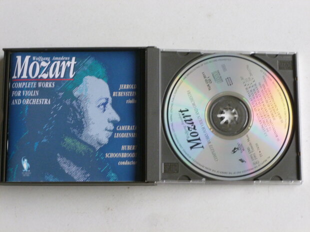 Mozart - Complete Works for violin and orchestra / Rubenstein, Schoonbroodt (2 CD)