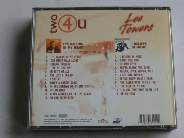 Lee Towers - it's raining in my heart + i believe in music (2 CD)