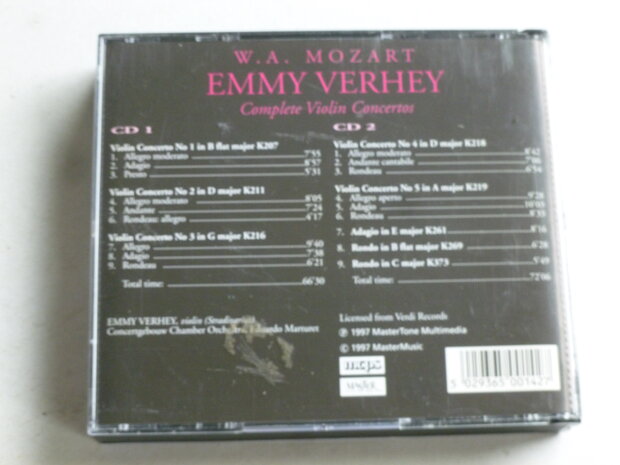 Emmy Verhey - Mozart / Complete Violin Concertos (2 CD)