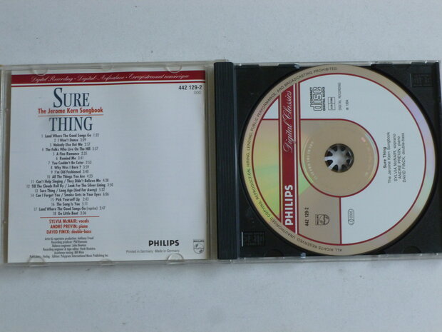 Sure Thing / The Jerome Kern Songbook - Sylvia McNair, Previn