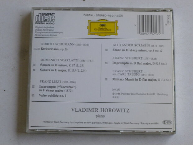 Vladimir Horowitz - The Studio Recordings