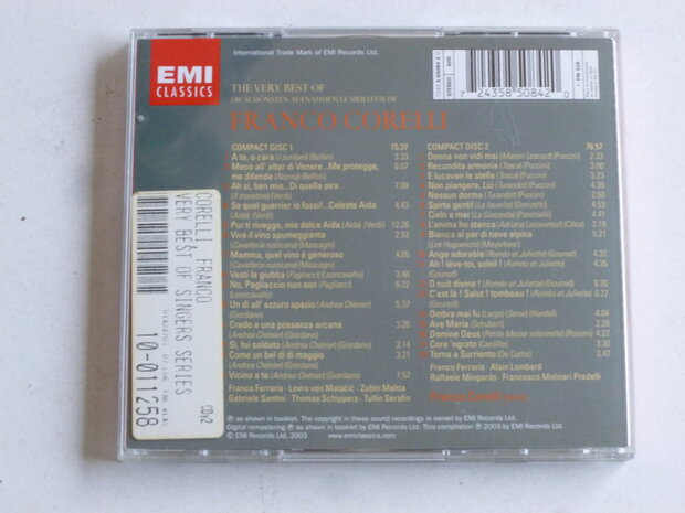 Franco Corelli - The very best of Franco Corelli (2 CD)