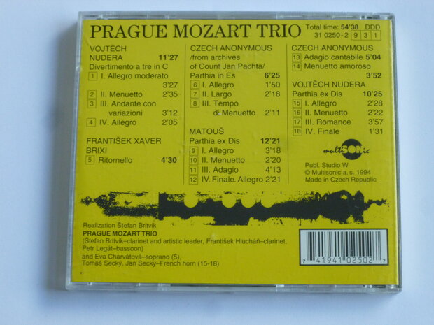 Prague Mozart Trio - Vojtech Nudera, Xaver, Nudera, Matous, Brixi