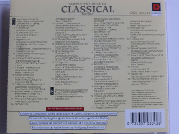 Simply the Best of Classical Music (2 CD)