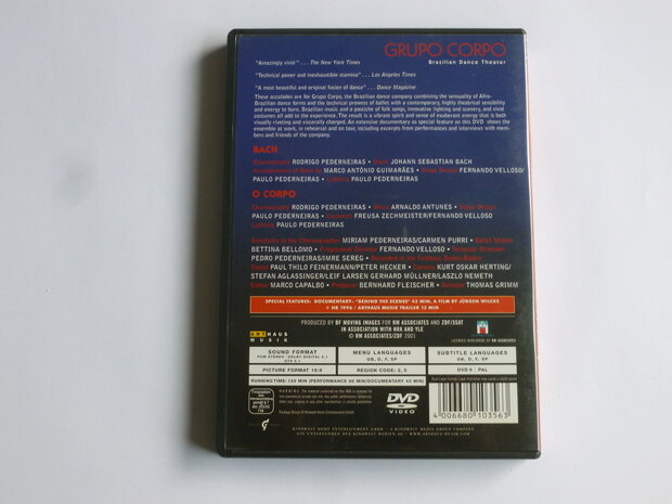 Grupo Corpo - Companhia de Danca (DVD)