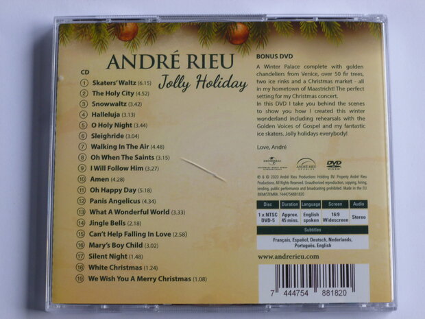Andre Rieu - Jolly Holiday (CD + DVD) deluxe edition