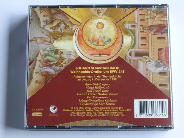 Bach - Weihnachts Oratorium / Fischer-Dieskau, Giebel (3 CD)