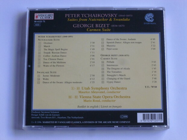 Tchaikovsky - Nutcracker , Swan Lake suite / Maurice Abravanel