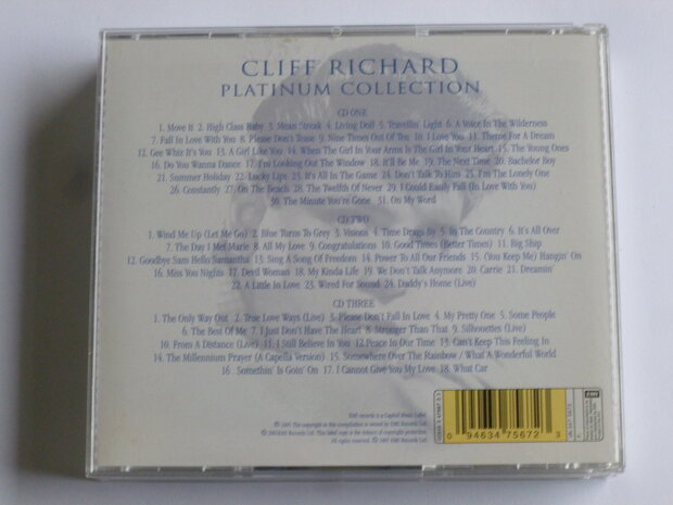 Cliff Richard - Platinum Collection (3 CD)EMI