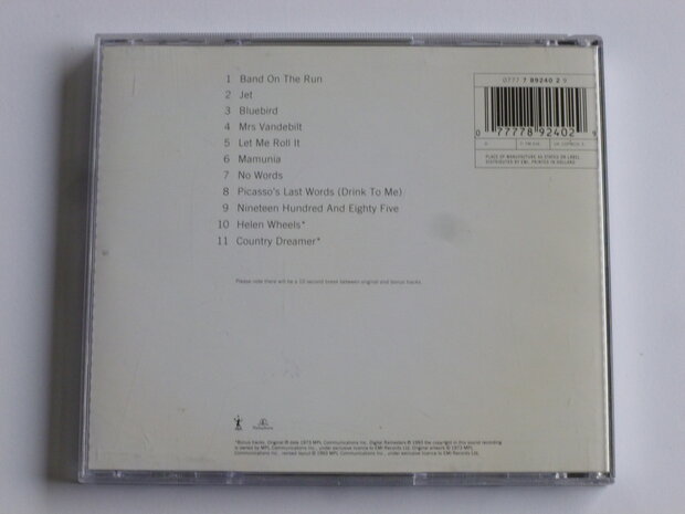 Paul McCartney & Wings - Band on the Run (remastered)